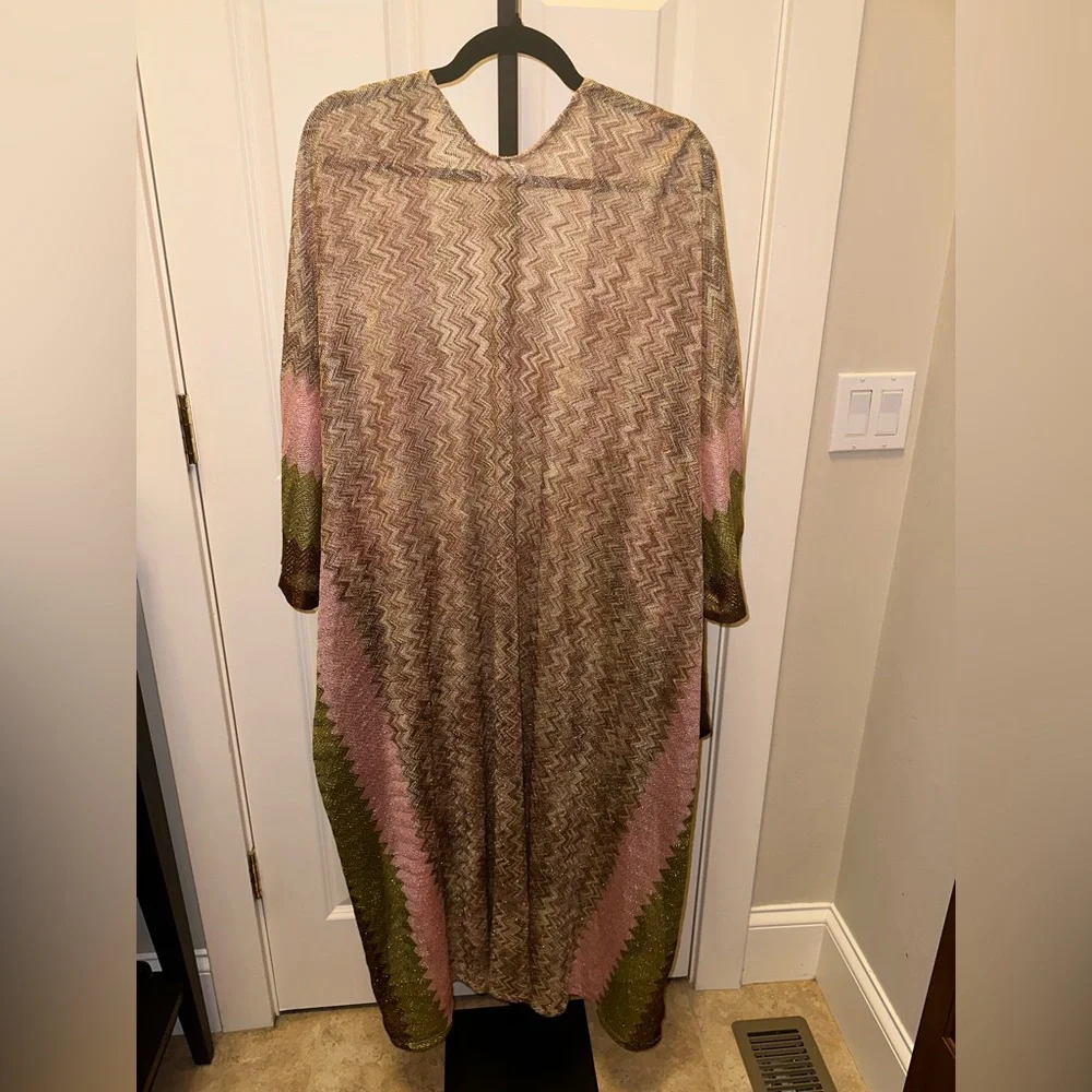 Free People Cairo Shimmer Kimono Size One Size Fits All NEW - Picture 5 of 7
